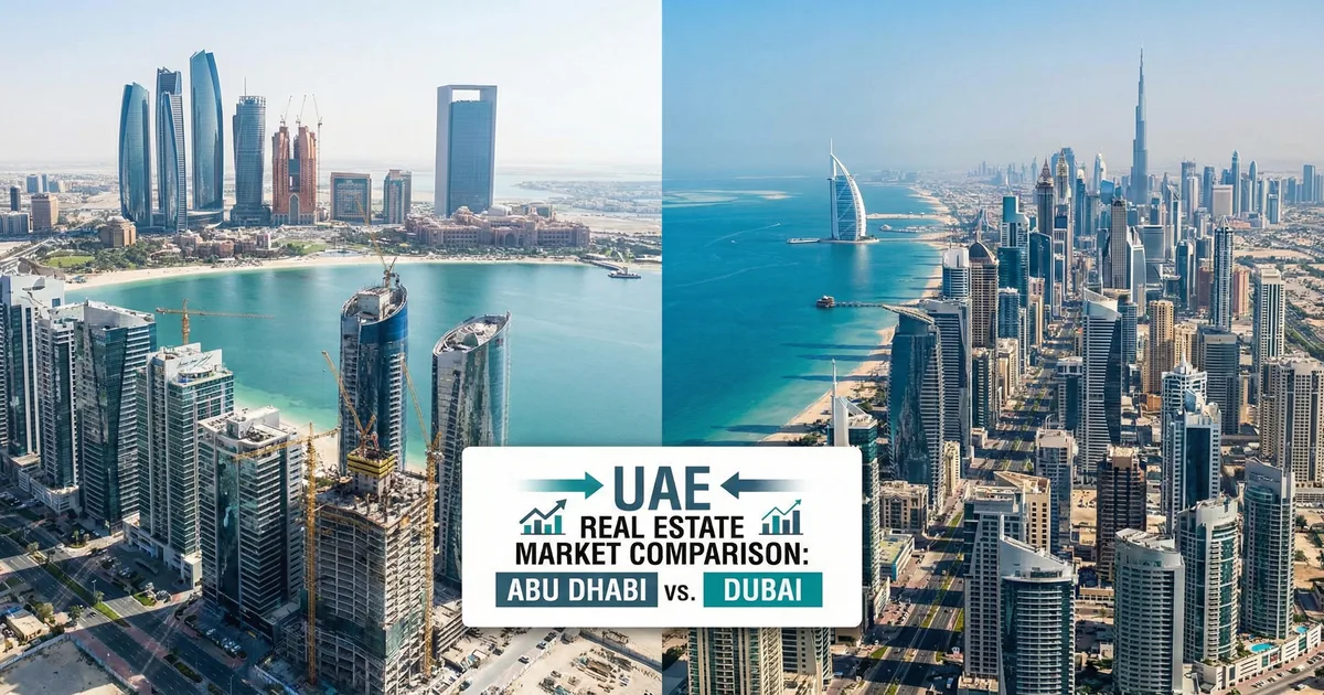 UAE Property Market Analysis: Why Abu Dhabi Outperformed Dubai in 2025 Growth