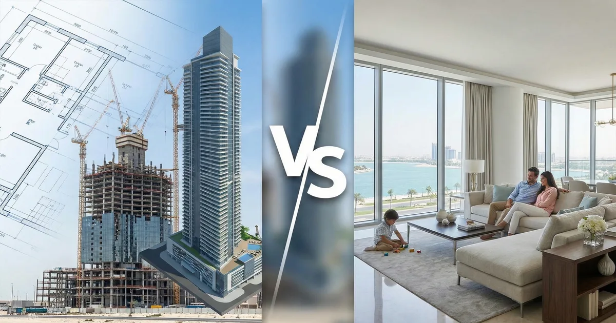 Off-Plan vs Ready Properties in Abu Dhabi: Pros, Cons & Investment Analysis