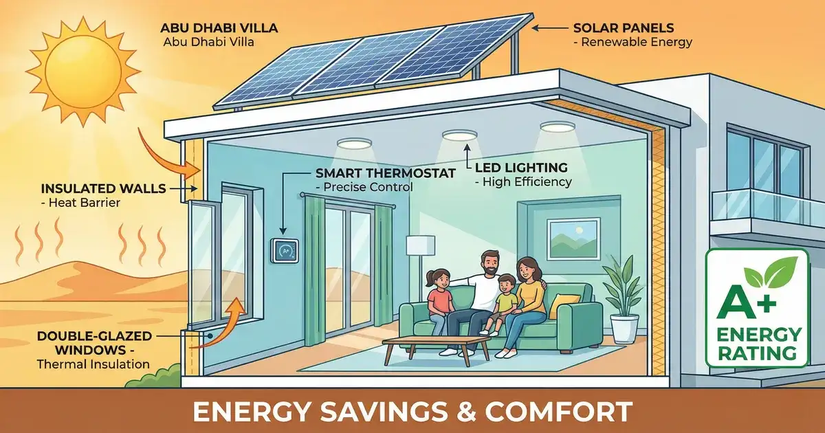 Energy-Efficient Homes in Abu Dhabi: Cost Savings & Environmental Impact