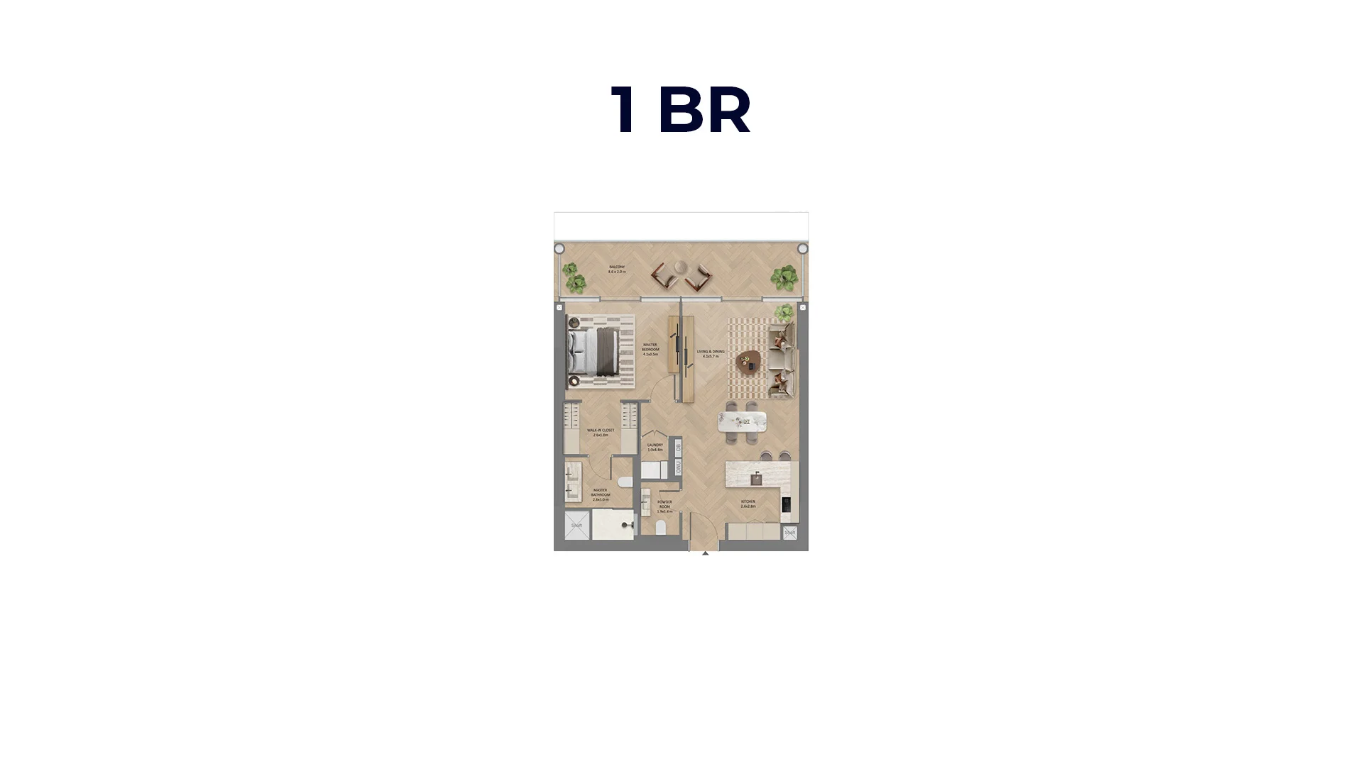 1 BR