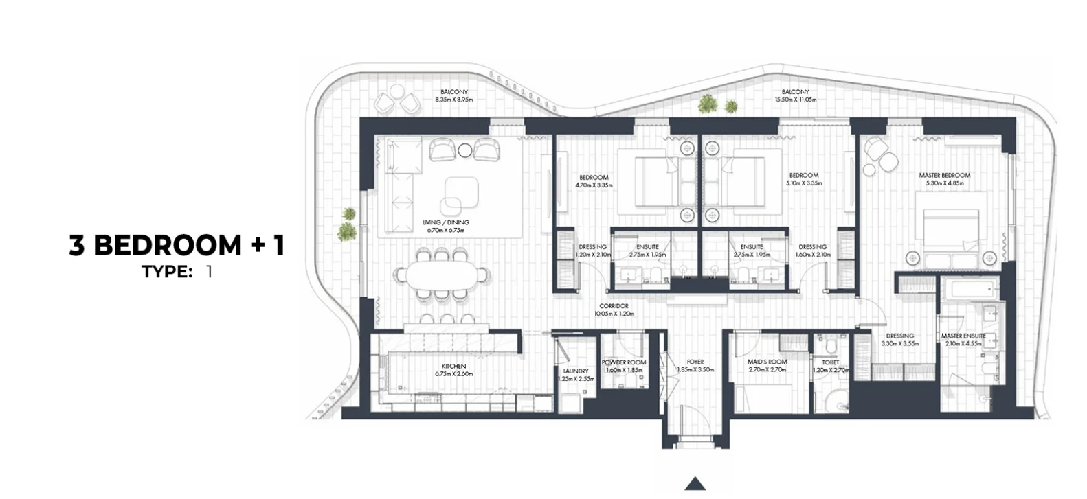 3 BR