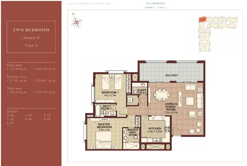 2 Bedrooms