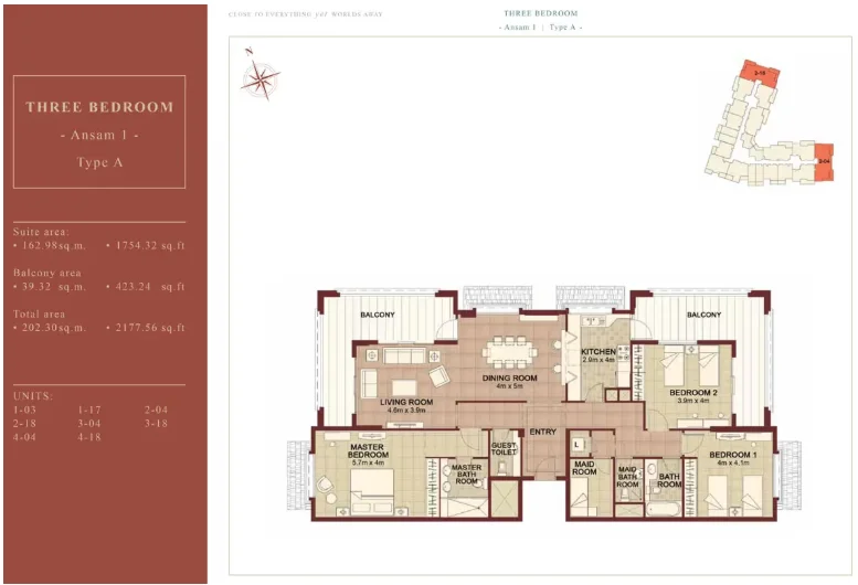 3 Bedrooms